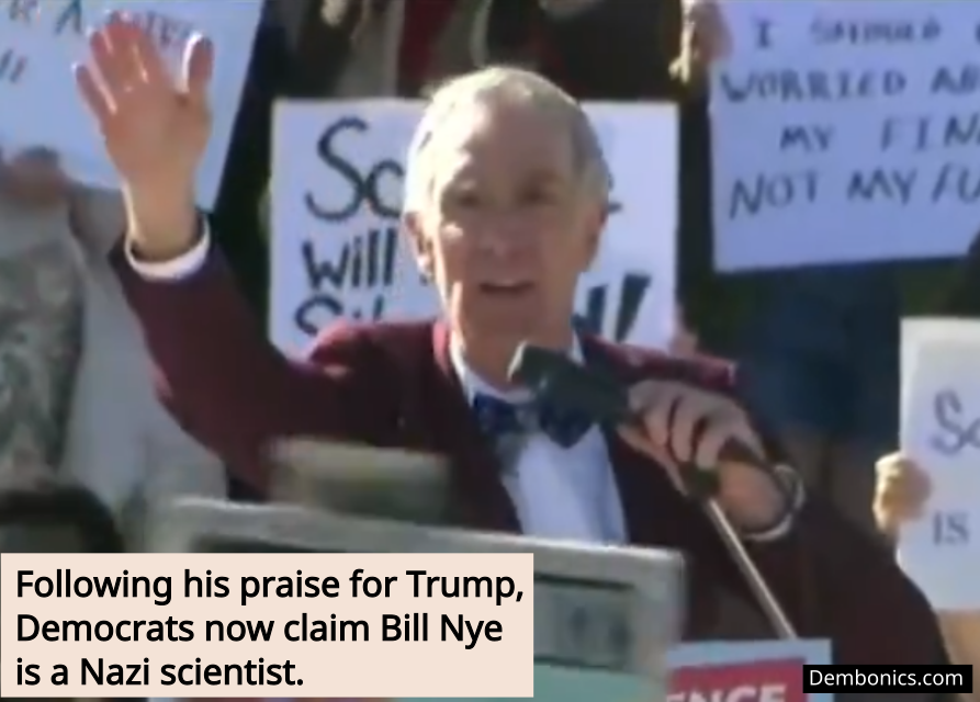 Bill Nye Hitler Salute